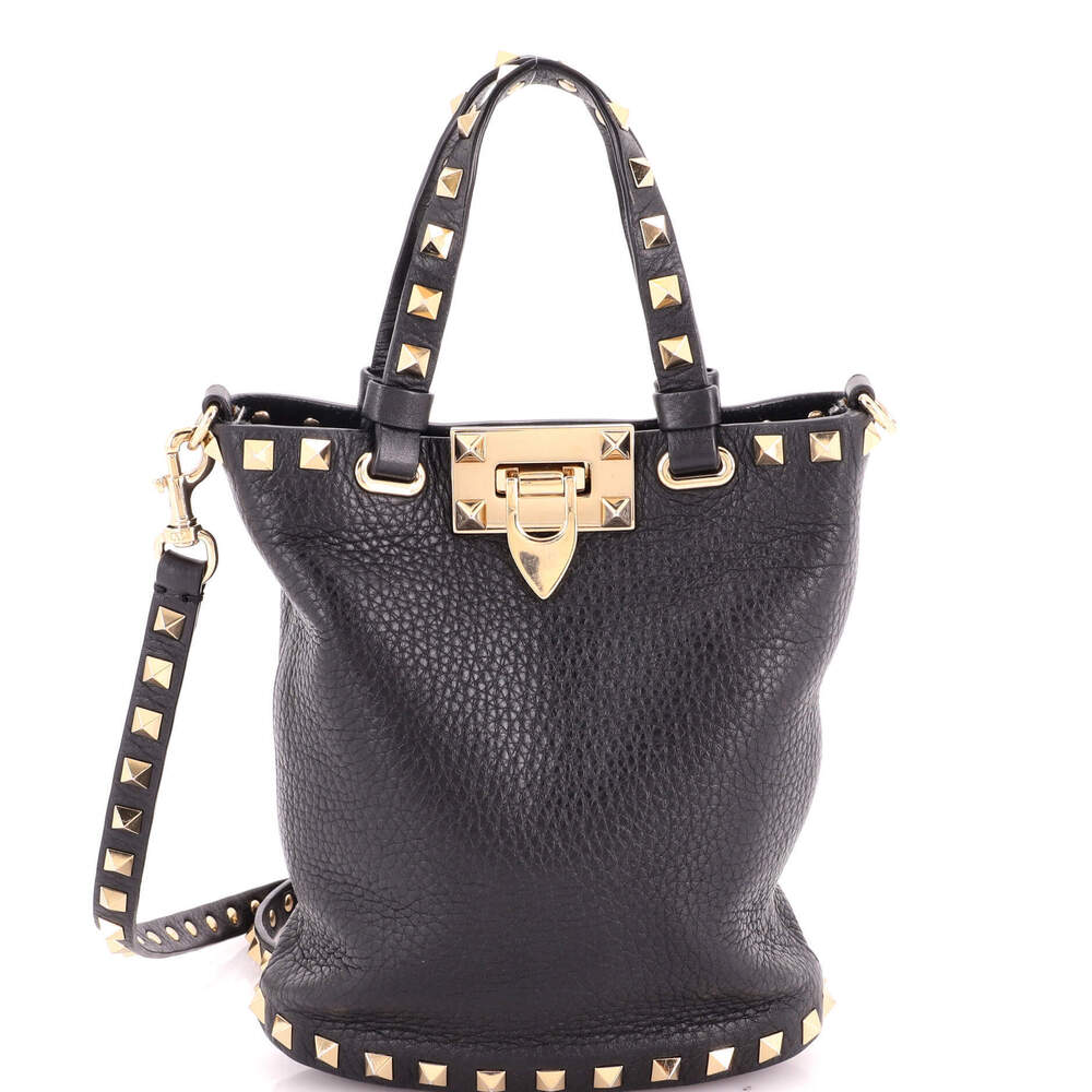 Valentino Garavani Mini Rockstud Bucket Crossbody Bag